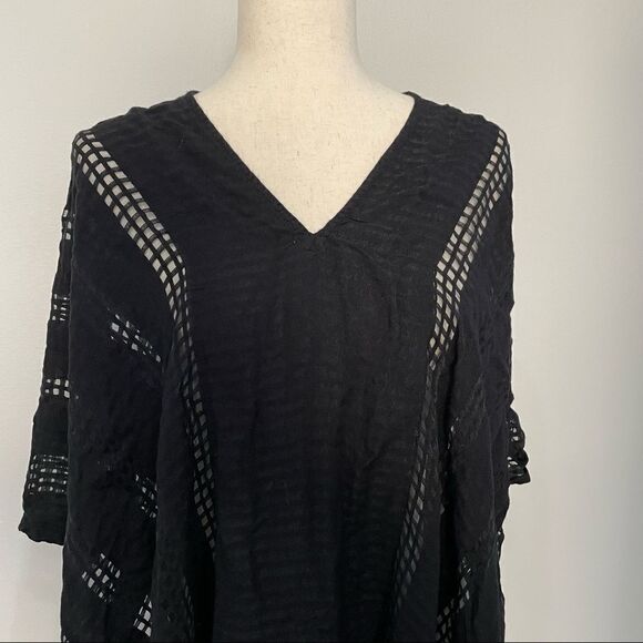 H&m Black Poncho One Size - Picture 4 of 7